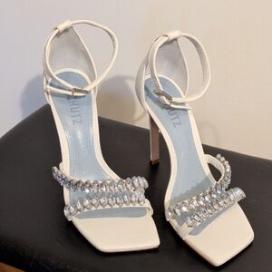 SCHUTZ linsey ankle strap high heel sandals - size 7.5